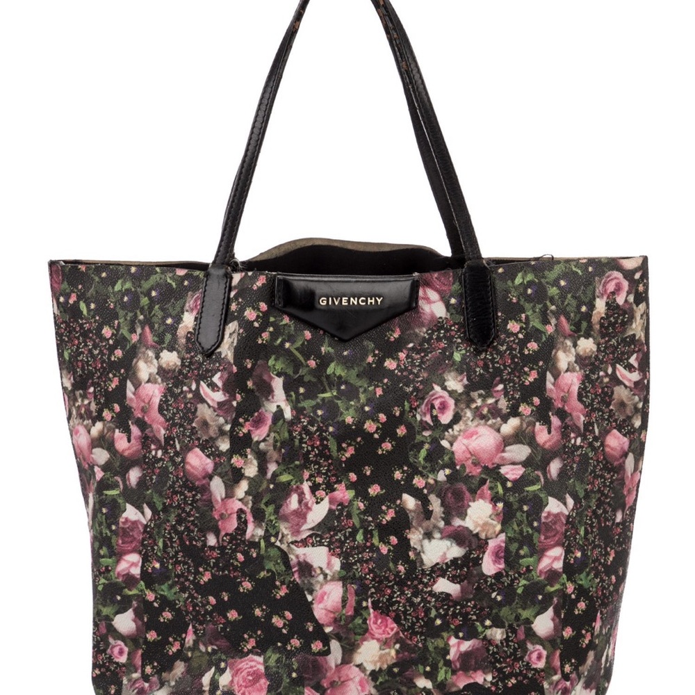 Givenchy Floral Antigone Shopper tote with matching pouch